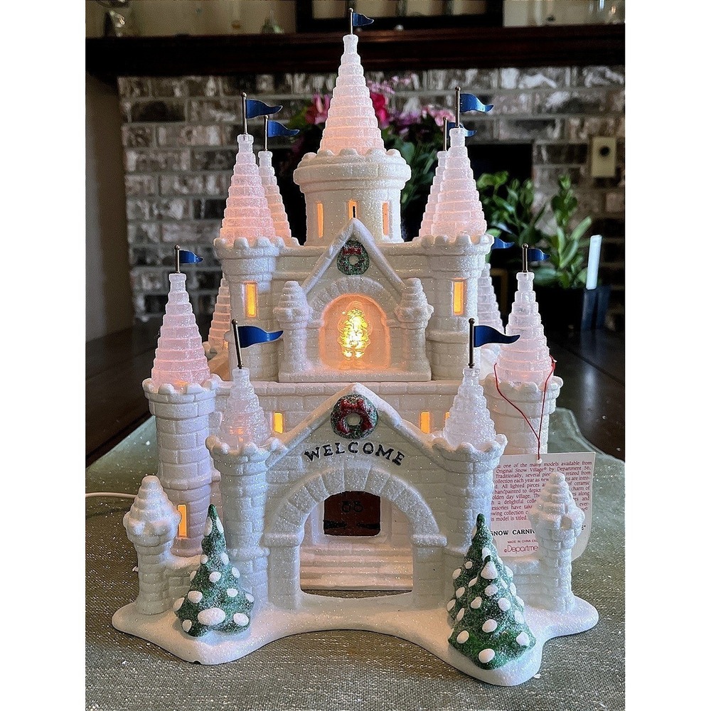 Department 56 Snow Village's Snow Carnival Ice Palace 54850